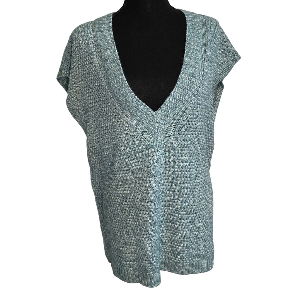 J.Jill Sweater‎ vest Cotton Blend Sz Large